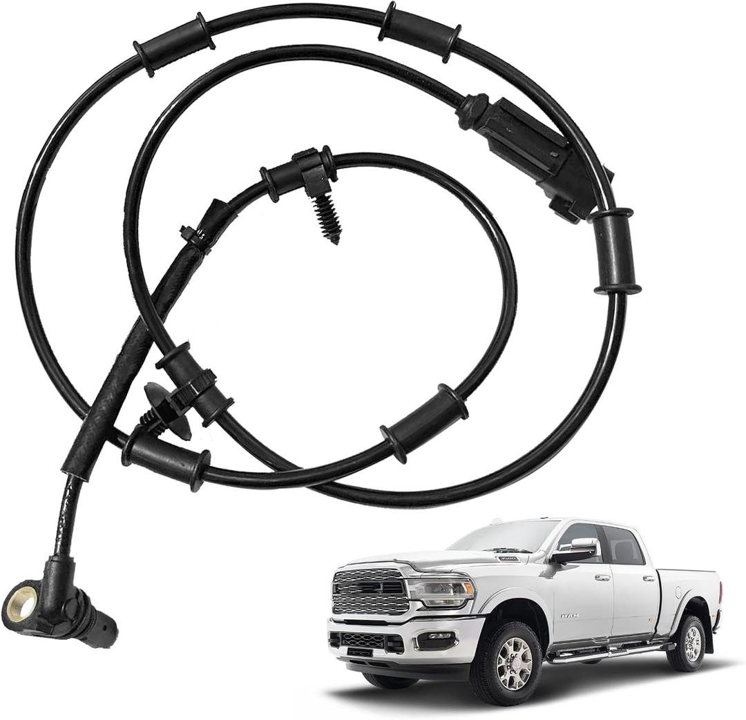 52122426AB Front Left or Front Right ABS Wheel Speed Sensor Compatible with Dodge Ram 2500 2009-2012 Ram 3500 2009-2012 Pickup 4WD