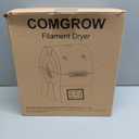 Comgrow Filament Dryer Box, SH02 Dry Box Filament Sealed Storage Box 3D Printer 2 Spools Holder with PTC Fast Heater, Filament Dehydrator with Touch Screen Compatible with PLA PETG TPU ABS 1.75/2.85mm (Graphite Black)