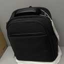 Samsonite Paralux Everyday Backpack - Laptop & Tablet Backpack with 5 Compartments, Removable TecKit Pouch, Microsuede Trim, Water Bottle Pockets - Work, Commute & Travel Bag - Black (One Size)