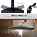 Horsehair Hardfloor Attachment for Wood and Tile Floors plus Vacuum Hose Adapter Compatible with Most Vacuum Cleaners Vacuum Attachments Accessories- Small Shop Vac Adapter - Hardwood Floor Attachment