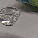 LCCCK Large Glass Fish Figurines Hand Blown Glass Fish Statue and Sculpture Home Decor, Murano Animal Tropical Sea Glass Paperweights for Desk, Glass Aquarium Coastal Beach Decorative (Green)