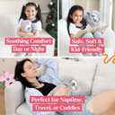 Lilly's Love Heatable & Coolable Lavender Scented Weighted Stuffed Animal - Microwavable Heatable Pad for Kids & Adults - Machine Washable Plushie - Calming Stuffed Animal for Anxiety