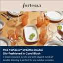 FORTESSA Orbetto Outdoor Hobnail Plastic Drinkware, 10.5 Ounce Double Old Fashioned Outdoor Glass (Set of 4), Break-Resistant Acrylic Drinkware Collection, Coral Blush
