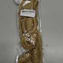BEL AVENIR Magnetic Jute Curtain Tiebacks, Decorative Drapery Holdbacks Bohemian Style Woven Tie-Backs with Exquisite Knot (Jute, 6 Pack)