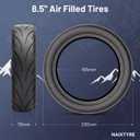 10x2.5" E-Scooter Tire. 60/70-6.5 Scooter Inner and Outer Tire Sets. Replacement Wheels for Ninebot G30 Max/ G30 G30D/ G30LP Mobility Electric Scooters