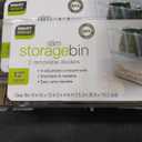 Smart Design Stackable Set of 3 Refrigerator Bins