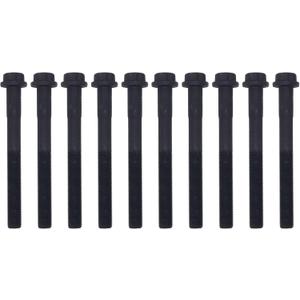 HiSport Engine Cylinder Head Bolt Set 10PC - Compatible with Toyota Tacoma 1995-2020 4Runner 1996-2010 T100 1994-1998 2.4L 2.7L - Replace ES72182 220-1043 GS33402