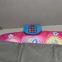 SUNLIN Dance Mat - Rhythm Step Play Mat - Dance Game Toy Pad with LED Lights, Gift for Kids Girls 3-12, Adjustable Volume, Built-in Music, 3 Challenge Levels (Pink)