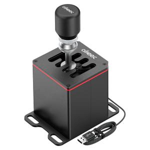 aikeec USB Truck Simulator Shifter for Logitech G29 G27 G25 G920 Thrustmaster T300RS/T500 GT Sim Racing Shifter for PC Windows Racing Games, Froza, Dirt, WRC, Assetto Corsa ATS & ETS2 7+R