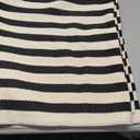 Collive Black and White Outdoor Rug 4'x 6', Patio Rug Washable Small Living Room Rug, Farmhouse Cotton Woven Area Rug Layered Welcome Doormat Floor Carpet for Front Door Bedroom