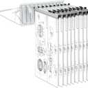 VEVOR Wall Mount Blueprint Storage Rack  Holds up to 1200 Blueprints, Hanging Blueprint Holder with 12 Pivot Brackets, for 24", 30", 36", or 42" Clamps(Rack Only Without Clamps)- Heavy Duty(240lbs)