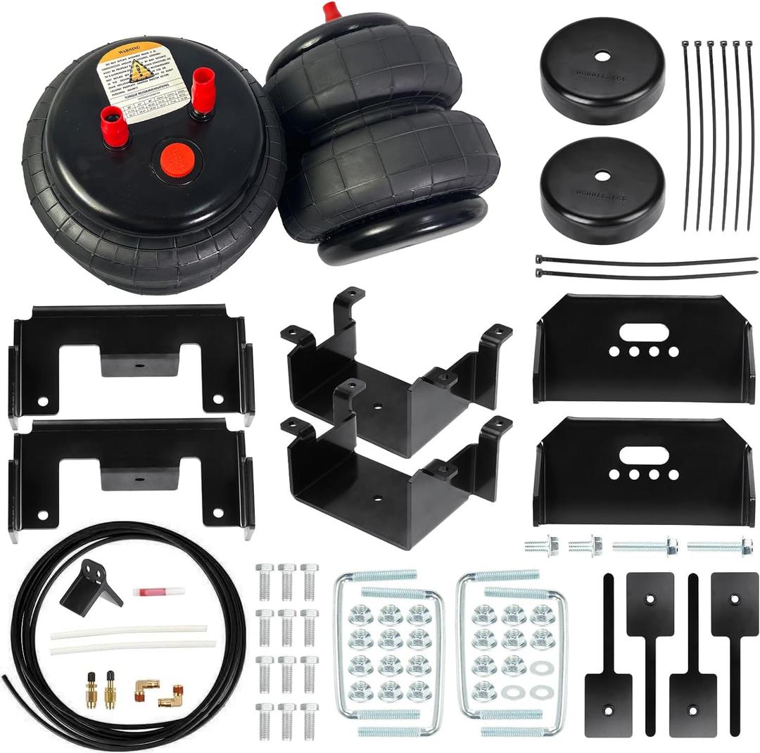 iiLentes Airbag Air Bag Suspension Kit for Ford F150 2015-2025 2WD/4WD - Rear Helper Bag for Up to 5,000 lbs Load Leveling Capacity - Replaces Firestone Ride Rite 2582 W217602582.