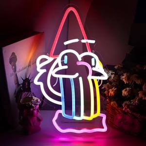 ASDGGBL Gravty Fall Neon Sign Rainbow Carson Neon Gnome Decor Anime Room Decorate Wall Decor USB Powered Gamer Gifts for Teens Boys Kids