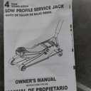 4 Ton Floor Jack Hydraulic Low Profile Floor Jack with Dual Piston Quick Lift Pump, 4 Ton (8,800 lbs) Capacity, Red