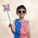 4E's Novelty 24 Pack DIY Pinwheels Craft for Kids, Bulk Summer Pinwheel Craft Kit, Color Your Own Paper Windmill for Pinwheels for Kids July 4 Party, Bulk Pinwheel for Spring Art and Creativity