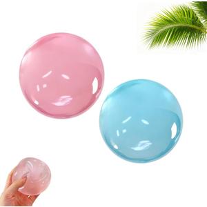 2026 New Coconut Oil Stress Ball, Coconut Oil Squishy, Slow Rising Non-Rebounding Stress Relief Squishy, Portable Desk Squishies Stress Ball (2pcs1.6in Pink+Blue)