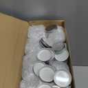 Juvale Mini Glass Jars with Handles - 4 oz, Clear, 24-Pack - Airtight Metal Lids for Canning & Spice Storage - Shot Glass Jars with Lids & Handles for Moonshine, Jam, Candle & Craft Projects