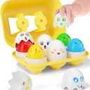 Yetonamr Easter Eggs Toys for Babies Boys Girls Kids, Toddler Easter Basket Stuffers Prefilled Easter Eggs with Toys Inside Filled Infant Montessori Toys Gifts for Toddlers Babies Boys