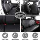 EKR Car Seat Covers for Honda CRV 2017-2022 Leatherette Full Set
