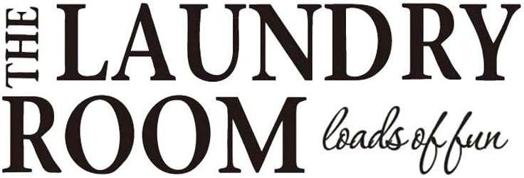 Laundry Room Decal - Loads of Fun Vinyl Wall Sticker Art Signs for Home Decor