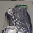 Shaggy Chenille Bathroom Toilet Lid Cover, Ultra Soft Plush Seat Covers, Fluffy Absorbent, 19x21 Inches, Standard Toilet Lids for Bathroom Machine Wash & Dry, Navy Blue