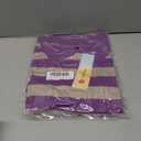 Womens Striped Polo T-Shirts Oversized Short Sleeve Top Cotton Color Block Loose Basic Tee Casual Tunics Summer Spring Tops (S)