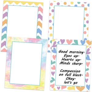100 Sheets Stationery Computer Paper, 8.5 x 11 Printing/Writing Papers for Bulletin Border, Boho Holiday Stationery Letterhead for Decorative, Printer Friendly for Invitations