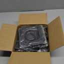 Recessed D Ring Tie Down Anchors 4 Pack (6,000 Lbs), Heavy Duty Trailer Floor Tie Downs and Anchor Points for Securing Cargo, Equipment, ATV, UTV, Truck  Black