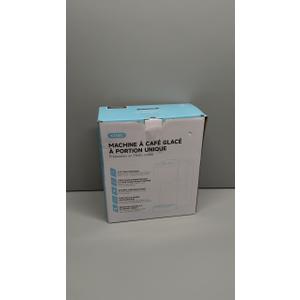 Single Serve Coffee Maker, Iced and Hot Coffee Machine for K Cup & Grounds, Compact Design, 40oz Removable Water Reservoir, 6 to 24 Oz Brew Sizes, Fits 7.3" Travel Mug, Black