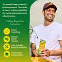 Golden Tiger Turmeric Sparkling Lemonade, Lemon Lime – Curcumin & Ginger for Inflammation – Organic Wellness Drink with Superfoods & Antioxidants for Recovery, Immunity, Gut Health - 4g Sugar, 20 Calories (12-pack) BBD 10/02/26