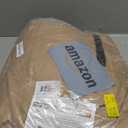 ULTCOVER Rectangular Patio Heavy Duty Table Cover - 600D Tough Canvas Waterproof Outdoor Dining Table and Chairs General Purpose Furniture Cover Size 88L x 62W x 28H inch (Brown)