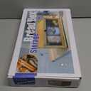 ETMI Vintage Bread Box for Kitchen Countertop - Retro Brown Bread Storage Box Breadbox