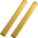 Cosmos Pack of 2 Aluminium Track Field Relay Batons for Outdoor Field Race Running Practice Athlete (Gold)