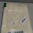 Wewoch Beige Rectangle Tablecloth Wrinkle Resistant Washable Fabric Table Cloth for Dining, Kitchen, Parties, Weddings and Outdoor Use 60 Inch by 84 Inch