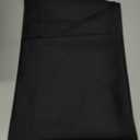 Hiasan Round Tablecloth 50 Inch - Waterproof Stain Resistant Spillproof Polyester Fabric Table Cloth for Dining Room Kitchen Party, Black