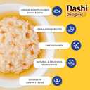 INABA Dashi Delights for Cats, Shredded Chicken with Bonito Flake Broth, 2.5 Ounce Cup, 12 Cups Total, Chicken Variety