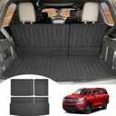 Cargo Mat with Seat Back Mat Fit for 2018-2024 Ford Expedition/Lincoln Navigator Accessories(Not Max or L Models), Cargo Liner TPE Trunk Mat for 2024 Ford Expedition/Lincoln Navigator, 1824FE