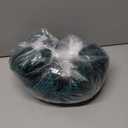 Women's Velvet V Neck Puff Sleeve Dress for Wedding Guest Cocktail Elegant Bodycon Party Midi Dress (X-Large, Green)