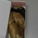 Flufymooz 26" Ponytail Extension, Long Wavy Curly Claw Clip in Ponytail Hair Extensions, Natural Synthetic Hairpiece for Women Daily Wear (Golden Blonde with Highlight)