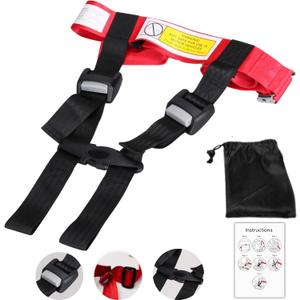 Child Airplane Travel Harness - Portable & Lightweight Travel Harness for Toddlers and Kids - Easy Flight Accessory for Family Trips