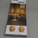 144 LED Birch Tree Lights with Remote Control, DIY Artificial Tree Lamp with Timer, Twinkle Lighted Tree 3 AA or USB Powered, Fairy Light Spirit Tree for Bedroom Easter Decor (White) (2ft)