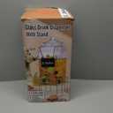 Drink Dispenser,2 Gallon Drink Dispensers for Parties,Beverage Dispenser with Stand,Glass Lid and Stainless Steel Spigot Leak-proof, Ideal for Lemonade,Juice, Tea, and Party Drinks