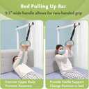 Trapeze Bar for Bed Mobility Aids, Bedside Pull Up Bar, Bed Lift for Elderly Seniors Transfer Rail, Medical Trapeze for Hospital Bed Standing Helper, Handicap Bariatric Bed Handle, 39 x 29.5 x 67.5 inch