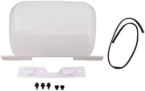 TRQ Trailer Hitch Cover Panel White Compatible with 2007-2013 Chevrolet Suburban 1500 Suburban 2500 2011-2014 Tahoe 2007-2014 GMC Yukon Yukon XL 1500 Yukon XL 2500 GM1129115