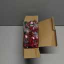 DR.DUDU Valentines Day 6 Ft Garland with Lights, Twig Garland with Pink Heart Roses and Berry Valentines Decor for Home Mantel