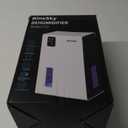 NineSky Dehumidifier for Home, 95 OZ Water Tank, (1000 sq.ft) Dehumidifiers for Bathroom Bedroom Basement with Auto Shut Off,7 Colors LED Light(White)