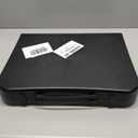 Folding Table and Stool, Small, Black, 4 Foot Outdoor Portable Table, Adjustable Height, Camping, Picnic, RV Table, 55lbs Load-Bearing, Lightweight