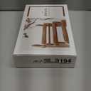 TOPNEW 4 Tier Wooden Bracelet Holder,Scrunchie Bangle Watch Necklace Display Storage Jewelry Holder Stand Display Organizer,Antique White