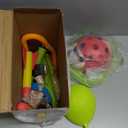 Engfa 3 in 1 Musical Jump, Toss Ring Game and Stomping Launch Rocket Launcher for Kids Toys for Girls Boys 3-5, Sports & Outdoors Toy for Ages 5-7 with Remote Control Outside Toys for Kids Ages 4-8