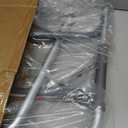 VEVOR Folding Walker, 2-Button Folding Walkers with 8-Level Adjustable Height and Durable Handles, Lightweight Aluminum Mobility Walker Aid for Elderly Handicapped Disabled, Up to 350 Pounds